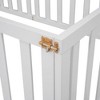 CAVINAS Twin Size Bed Frame, Wood Daybed Frame with Fence and Door, Floor Bed for Kids, Teens, Girls, Boys, Floor Platform Bed - 3 of 4