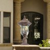 HANPURE 21'' Vintage Outdoor Lamp Post Light, Waterproof Garden Lantern, Bronze Finish, Clear Glass, Ideal for Yard, Porch, Walkway, Driveway - 4 of 4
