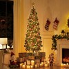 Yaheetech 6Ft/7.5Ft Pre-Lit Slim Pencil Christmas Tree for Home Party - 2 of 4