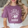 Simply Sage Market Women's Camera and Wildflowers Short Sleeve Garment Dyed Tee - 2 of 4