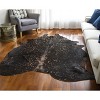 8' X 10' Brown and Tan Cowhide Animal Print Power Loom Area Rug - 2 of 4