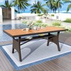 Captiva Designs 7pc Patio Furniture Set with Rectangle Table and Arm Chairs - 2 of 4