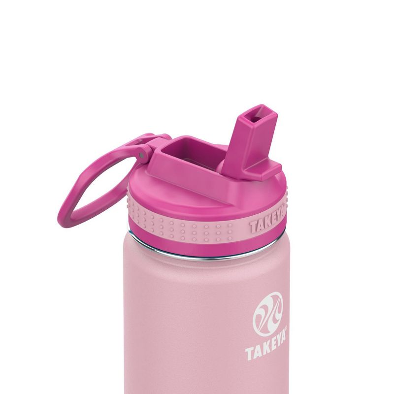 Takeya 16oz Actives Insulated Stainless Steel Kids' Water Bottle with Straw Lid, 3 of 6