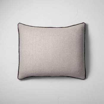 Textured Chambray Cotton Pillow Sham - Casaluna™