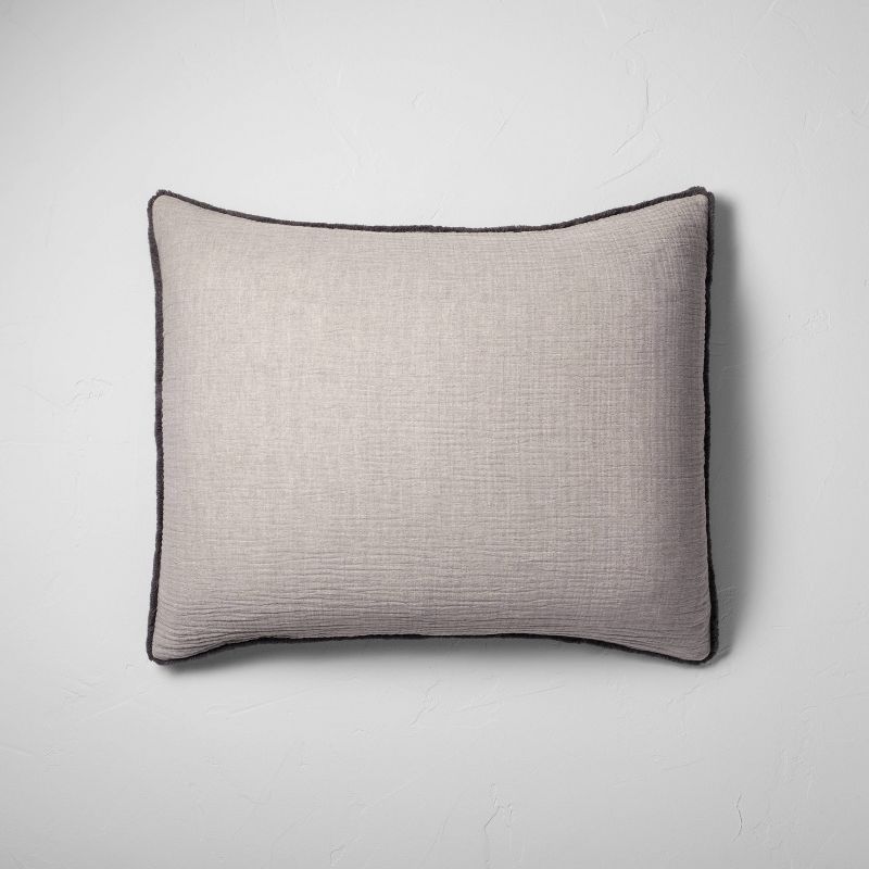 Textured Chambray Cotton Comforter & Sham Set - Casaluna™, 5 of 15