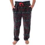 Marvel Men's Deadpool Christmas Ugly Sweater Fleece Sleep Pajama Pants Ugly Deadpool Sweater