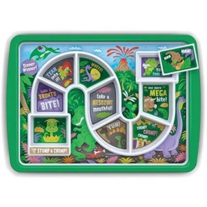 Fred & Friends Dinner Winner Tray – Dinosaurs, BPA-Free Melamine, Dishwasher Safe, Ages 3+ - 1 of 1