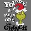 Infant's Dr. Seuss Christmas You’re a Mean One Portrait  Bodysuit - Athletic Heather - 24 Months - 2 of 3