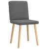vidaXL Dining Chair Set of 2 Dark Grey - 3 of 4