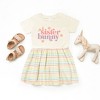 The Juniper Shop Sister Bunny Toddler Graphic Dress - 2 of 3