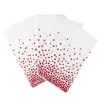 Unique Bargains Disposable Plastic Rectangle Printed Gold Domes Dining Parties Table Covers 6 Pcs - 2 of 4