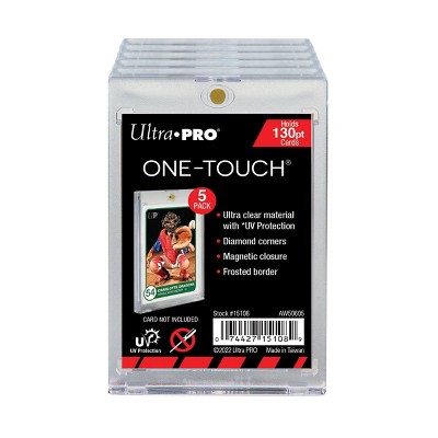 Ultra PRO 35PT Black Border UV ONE-TOUCH Magnetic Holder (5 pack)