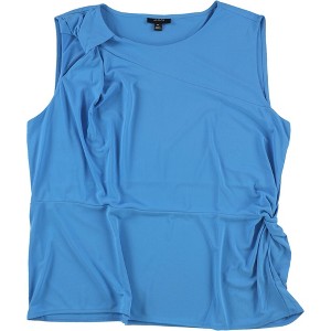 Alfani Womens Twist Front Sleeveless Blouse Top - 1 of 2