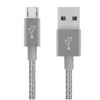 Belkin Mixit Braided Micro USB - 3M - Gray - image 2 of 3