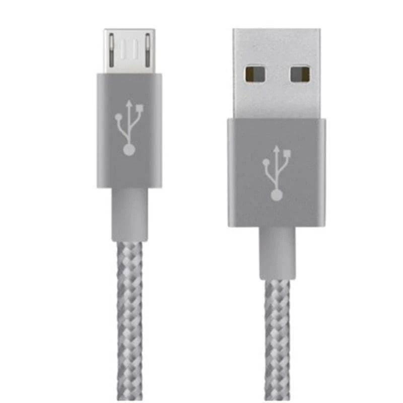 Belkin Mixit Braided Micro USB - 3M - Gray (Certified Refurbished), 2 of 4