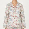 Anna-Kaci Lounge Women's 2-Piece Set Floral Print Button-Up Long Sleeve Pajama Top and Matching Pants - 2 of 4