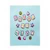 Deny Designs Set of 10 Collage Dorm Art Poster Prints Teal - 4 of 4