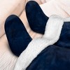 PAVILIA Wearable Blanket with Sleeves and Foot Pockets, Fleece Warm Snuggle Pocket Sleeved Throw for Women Men Adults - 2 of 4