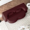 APRILSOUL Modern Floor Sofa with 2 Pillows, Convertible Teddy Fabric Foam-Filled Sleeper Sofa Bed, No Assembly Required - 4 of 4