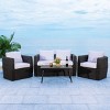 Tarien 4 Pc Living Set - Indoor/Outdoor - PAT7524 - Safavieh - 3 of 4