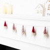 Northlight Plush Mini Gnomes with Knitted Hats Christmas Garland - 4.25' - 2 of 4