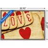 Trends International Tom Quartermaine - Playing Cards with Love Framed Wall Poster Prints - 3 of 4