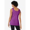 Woman Within Plus Size Rib Knit Tank - 3 of 4