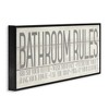 Stupell Industries Planked Style Bathroom Rules, 24" x 10" - 3 of 4