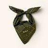 Adult Graphic Print Cotton Bandana - Woolrich x Target Sage Green - 2 of 4