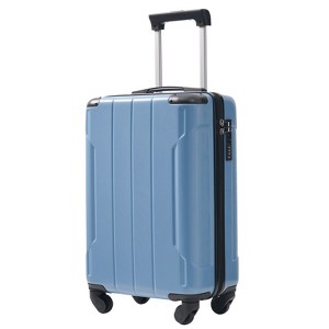 Kumasinova 20"Hardshell Luggage Set with 2 Mesh Bags,Durable ABS Carry-On Suitcase with TSA Lock,Airline-Approved Spinner Luggage - 1 of 4