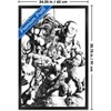 Trends International Marvel Sketch - Group Framed Wall Poster Prints - 3 of 4