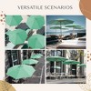 LAGarden 9Ft Patio BOHO Market Patio Umbrella 260GSM Acrylic Fabric 5-Year-Non-Fading Resort Outdoor Market - 3 of 4