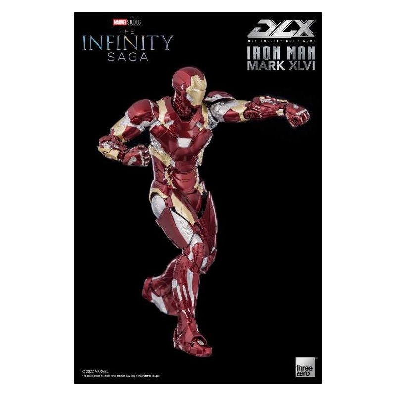 Iron Man Mark 46 1:12 Scale Figure | Threezero The Avengers Infinity Saga DLX Action figures, 5 of 6