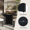 NicBex 5-Piece Dining Table Set for 4 Person,Modern 46.5 Inch Round Kitchen Table Set with 4 Cushion Seats Dining Chairs for Living Room - 4 of 4