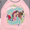 Girls' - Disney Princess - Ultimate Friendship Goals Shirt Tail Raglan Graphic T-shirt - 2 of 4