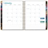 HARDCOVER 2026 Planner, 8.5"x11": 14 Months (Nov 2025-Dec 2026), Daily/Weekly/Monthly,  Bookmark, Pocket Folder w Sticky Notes (Dark Gold Marble) - 4 of 4