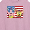 Women's - SpongeBob SquarePants - Patrick Sparkers Flag Graphic Racerback Tank - 2 of 4