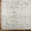 Hauteloom Marlene Damask Off White & Blue Area Rug - 4 of 4