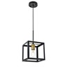 Elegant Lighting Resolute 1 light brass and black Pendant - 4 of 4