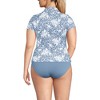 Lands' End Women's Short Sleeve Pique Johnny Collar UPF 50 Rash Guard - 2 of 3