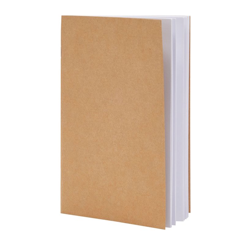 Paper Junkie 24 Pack Blank Journals Bulk Set, Kraft Paper Blank Books To Write Stories, 5.5x8.5" Notebooks for Kids, A5 Size, Brown, 4 of 10