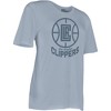 NBA Los Angeles Clippers Women's Short Sleeve Vintage Logo Tonal Crew T-Shirt - 3 of 4