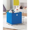 SONGMICS Toy Storage Organizer, with Compartments, Shelves and Fabric Bins, for Kids Room, Playroom, White - 4 of 4