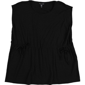Eileen Fisher Womens Boxy Top Basic T-Shirt - 1 of 2