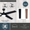VAXCEL Hamlin Black Contemporary 52-in. Ceiling Fan with LED Light Kit and Remote - 4 of 4