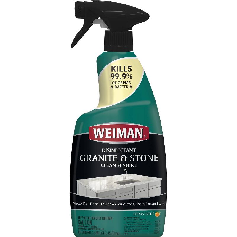 Weiman Granite &#38; Stone Daily Clean &#38; Shine with Disinfectant - 24oz, 1 of 8