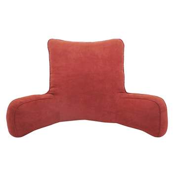 Suede Solid Color Oversized Bed Rest Lounger - Elements