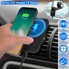 iMountek"Magnetic Wireless Car Charger 15W, MagSafe Mount for iPhone 12/13/14 & Qi-Enabled Phones"Black - 2 of 4