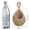 Unique Bargains Handmade Cotton Rope Natural Durable Space-Saving Hanging Basket 2 Pcs - 2 of 4