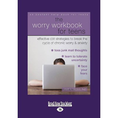 The Worry Workbook for Teens - by  Jamie Micco (Paperback)